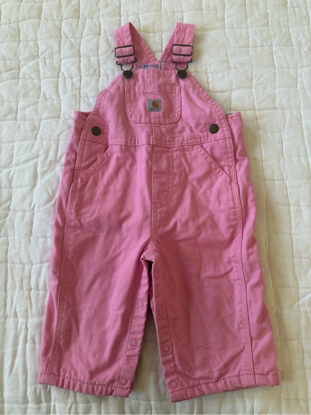 carhartt pink overalls